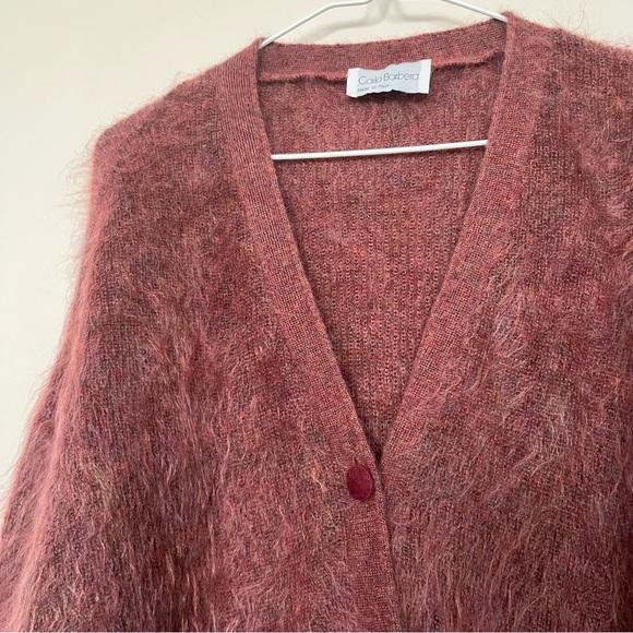 Italian made mohair mix button down sweater - Picture 8 of 12